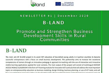 B-LAND Project 1st News Letter