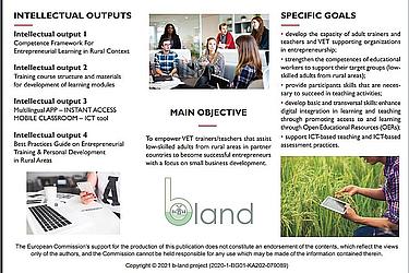 B-LAND Project 1st Leaflet